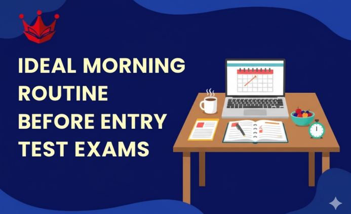 Ideal Morning Routine Before Entry Test Exams